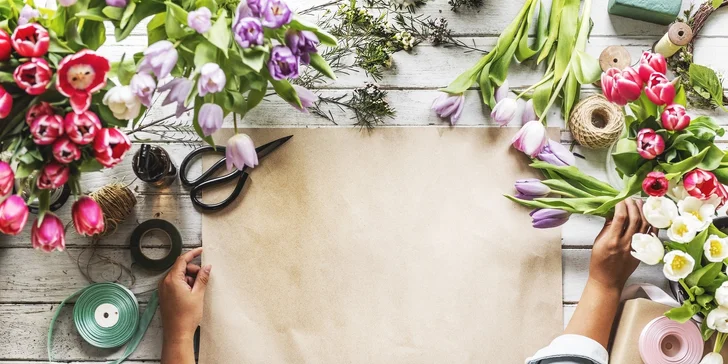 Individuální i skupinové kurzy floristiky: naučte se vázat krásné květiny