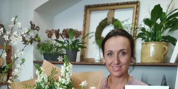 Individuální i skupinové kurzy floristiky: naučte se vázat krásné květiny