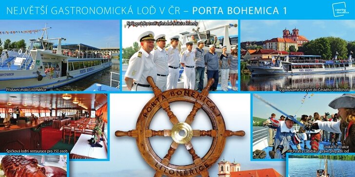 Okružní plavba z Litoměřic lodí Porta Bohemica 1