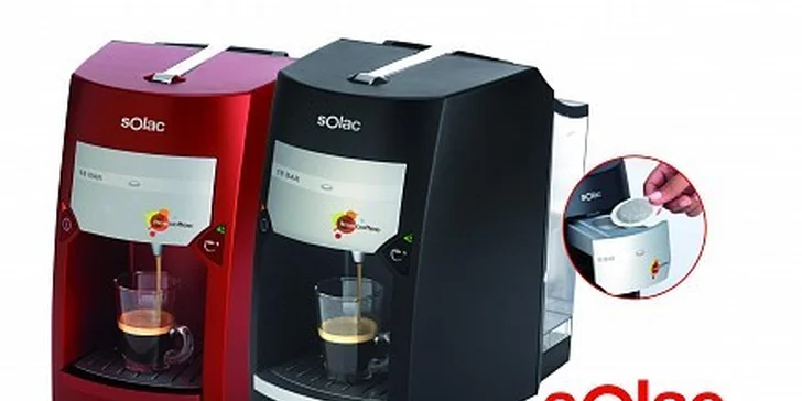 Espresso SOLAC za 1599 Kč + káva Bristot zdarma