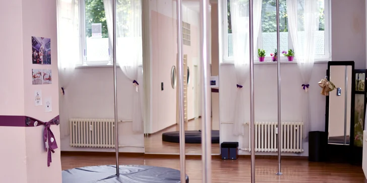 Protáhněte tělo: Lekce pole dance, aerial silks, aerial hoop a flexi dle výběru