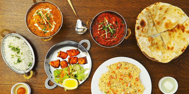 Tříchodové indické menu plné chutí: fish tikka i indický sýr v masala omáčce