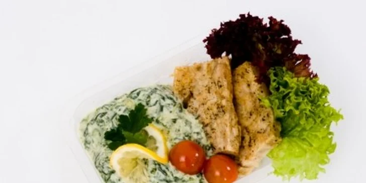 1150 Kč za 5chodové FFmenu na 5 dní v hodnotě 1750 Kč - rozvoz  zdarma
