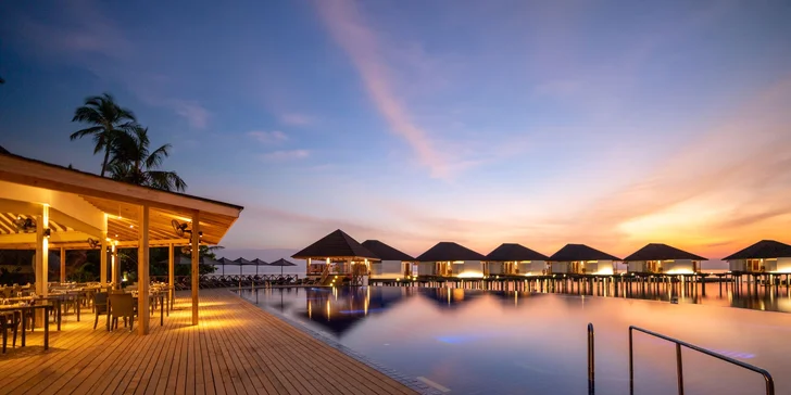 Exotická dovolená v 4* resortu na Maledivách: 6–12 nocí s all inclusive, bazén