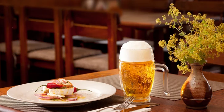 V nabídce restaurace najdete tradiční české speciality.