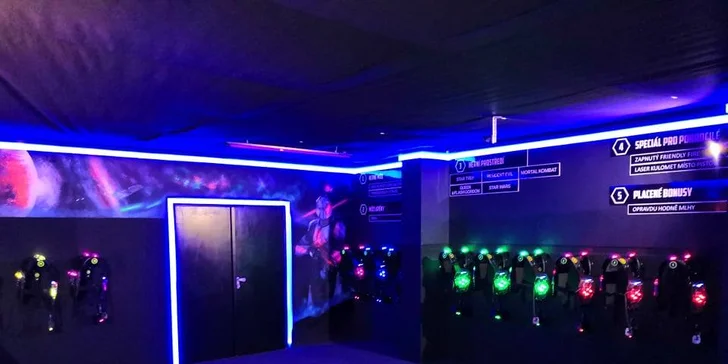 Zastřílejte si: 15 min. hry v profesionální laser game aréně pro jednoho nebo pro skupinu