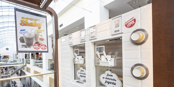Osvěžení z Yobaru: ovocný koktejl s frozen yogurtem podle výběru pro 1 osobu