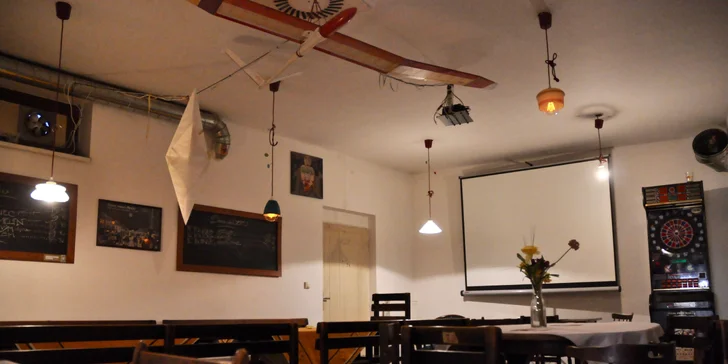 Hermelín, paštika nebo utopenec a půllitr piva podle výběru pro jednoho