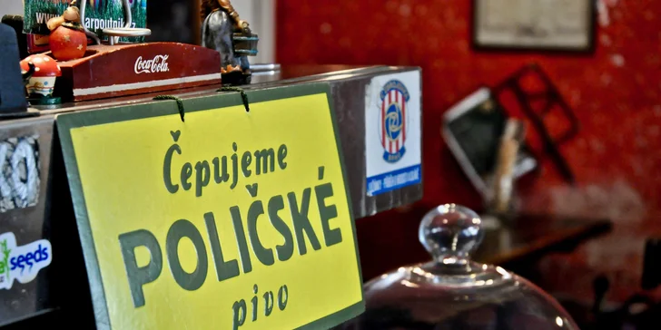 Hermelín, paštika nebo utopenec a půllitr piva podle výběru pro jednoho