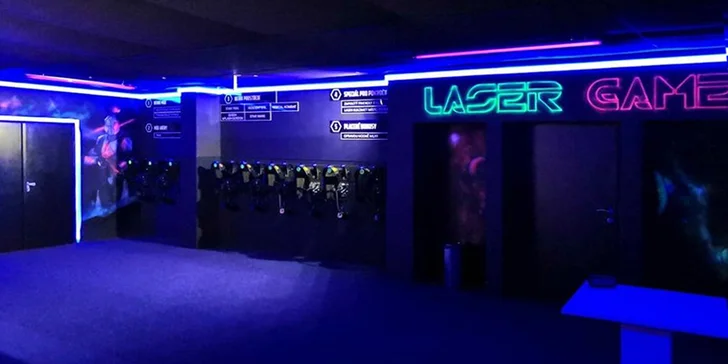 Zastřílejte si: 15 min. hry v profesionální laser game aréně pro jednoho nebo pro skupinu