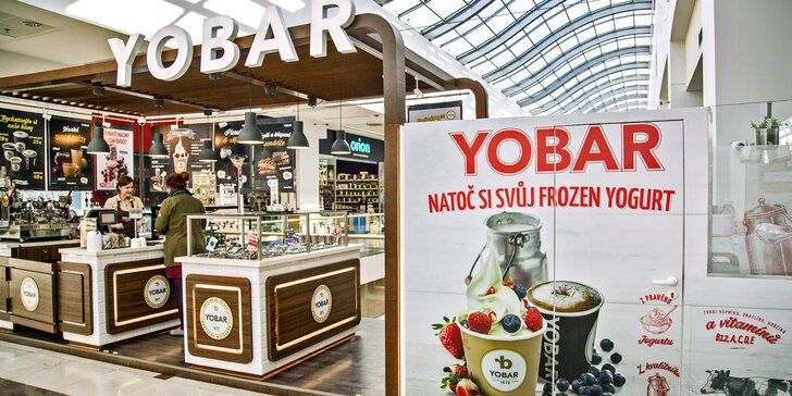 Sladké osvěžení z Yobaru: ovocný koktejl s frozen yogurtem podle výběru pro 1 či 2 osoby
