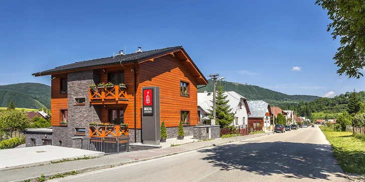 Plně vybavené apartmány u Terchové v Malé Fatře: snídaně a wellness