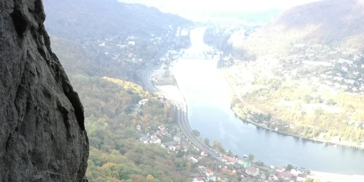 Via Ferrata: zajištěná cesta Lužická spojka - Vaňov s překvapením pro jednoho, dva i tři lezce