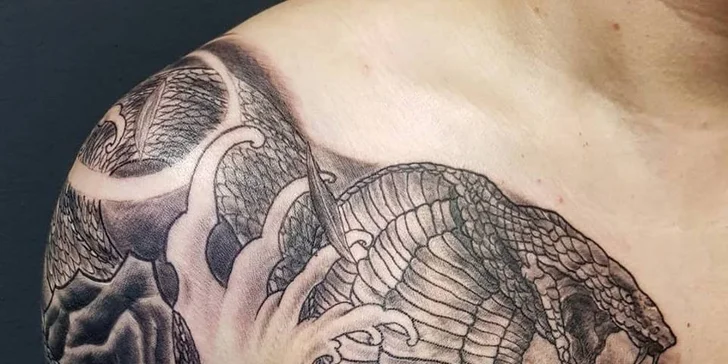 Nové tetování od tatéra Quang Anh z DA Ink u náměstí Jiřího z Poděbrad