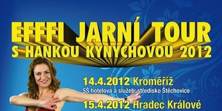 90 Kč za půl denní jarní tour s Hankou Kynychovou v hodnotě 190 Kč