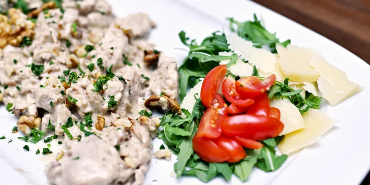 Otevřené vouchery v hodnotě 250, 500 i 1000 Kč do pravé italské restaurace