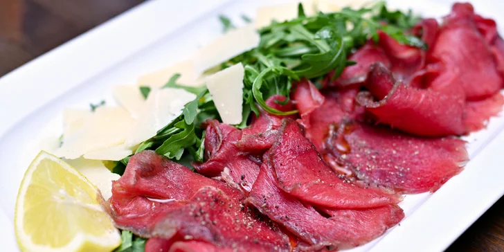 Otevřené vouchery v hodnotě 250, 500 i 1000 Kč do pravé italské restaurace