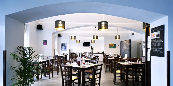 Otevřené vouchery v hodnotě 250, 500 i 1000 Kč do pravé italské restaurace
