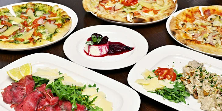 Otevřené vouchery v hodnotě 250, 500 i 1000 Kč do pravé italské restaurace