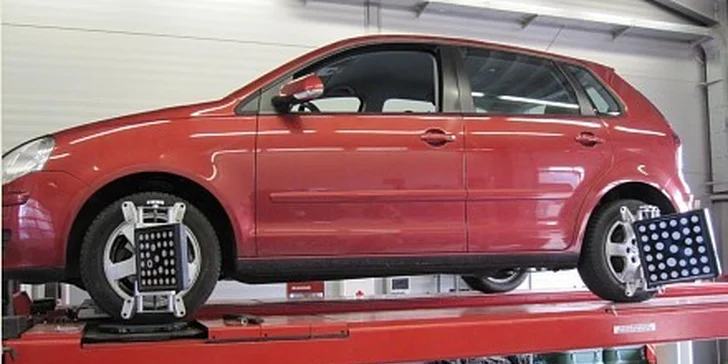 Změření a seřízení geometrie vozů typu LT, SUV a „dodávkové“ vozidla