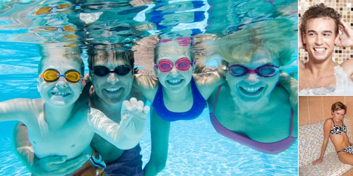175 Kč za DVA neomezené jednorázové vstupy do Aquacentra Slunce. Vířivka, perličková lázeň, sauna, pára, protiproud i brouzdaliště se slevou 75 %.