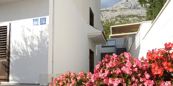 7 nocí v letovisku Baška Voda na Makarské v penzionu 250 m od pláže
