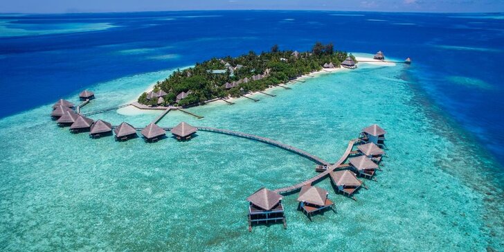 Exotika a odpočinek v 4*+ resortu na Maledivách: 6–12 nocí s all inclusive