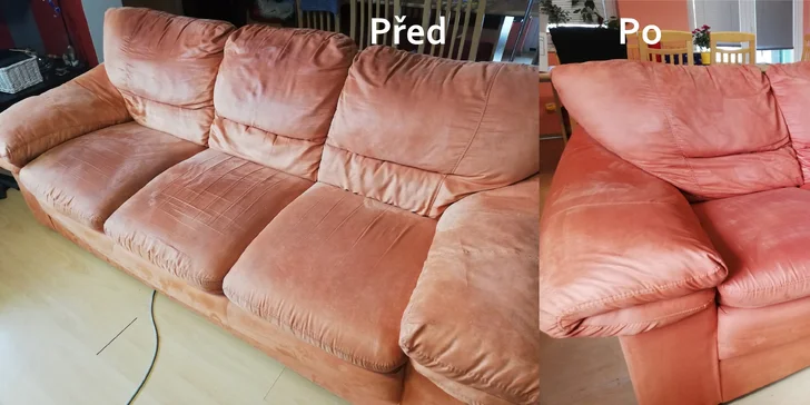 Pro domov jako ze škatulky! Důkladné extrakční čištění sedací soupravy
