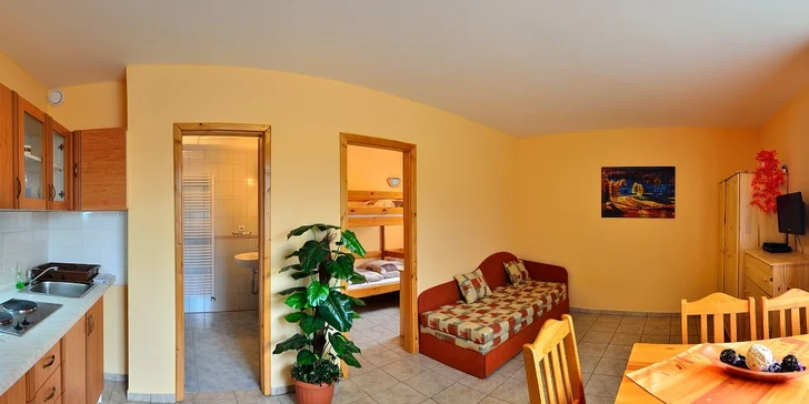 Pobyt v Liptovském Mikuláši: apartmán s kuchyňkou, minigolf i bazén