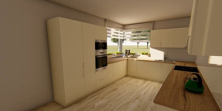Moderní design vaší kuchyňské sestavy: 3D grafický návrh od profesionálů
