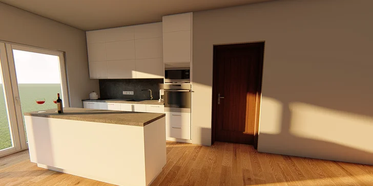 Moderní design vaší kuchyňské sestavy: 3D grafický návrh od profesionálů