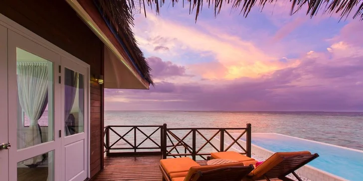 Luxusní dovolená na Maledivách: 6–12 nocí v 5* hotelu s all inclusive, bazén