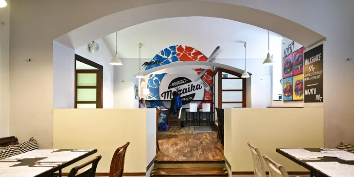 Dárkové vouchery do Mozaika Beer Restaurantu v hodnotě 400 a 800 Kč