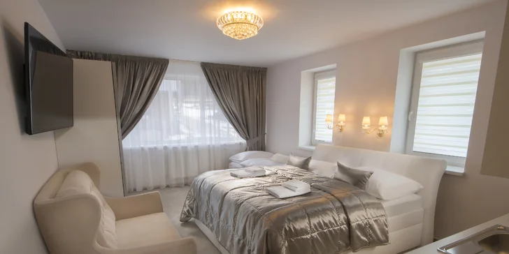 Aktivní pobyt v krásném apartmánu s výhledem na Vysoké Tatry, sleva do aquaparku i wellness