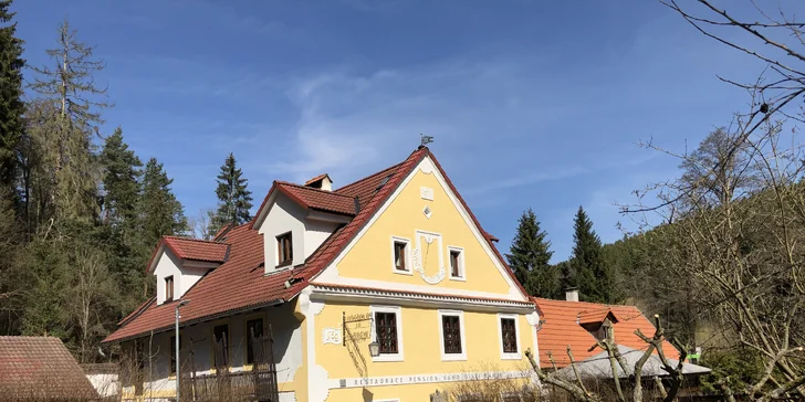 3denní pobyt se snídaní, panenská příroda CHKO, jen kousek od Č. Krumlova