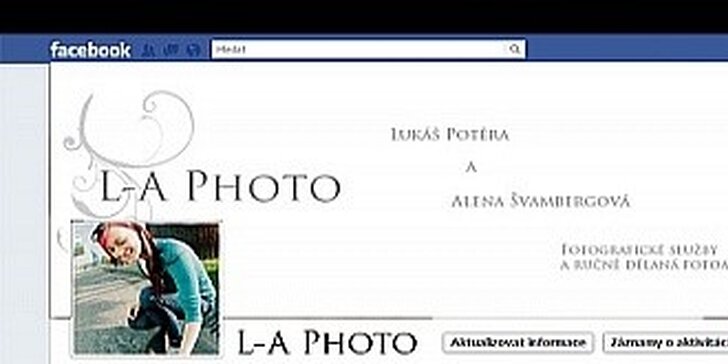 "Profilovka" dvě krásné profilové fotografie na Váš profil za 160 Kč