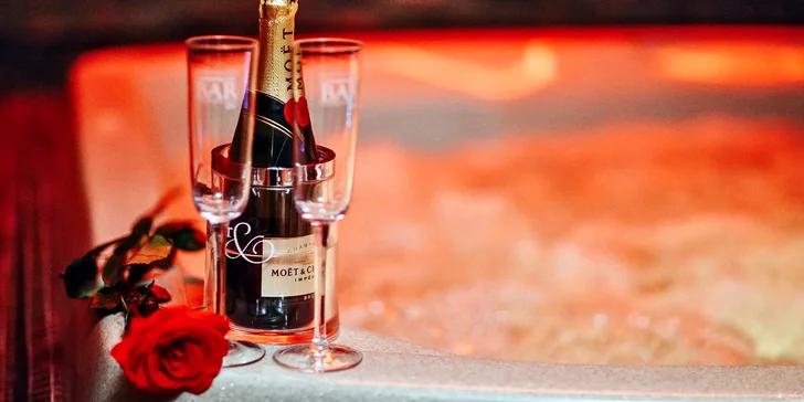 Romantika v ráji: privátní wellness & spa s lahví prosecca pro dva