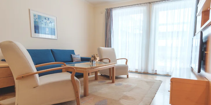 Luxusní Luhačovice: apartmán se snídaní, vířivka, bazén i masáže
