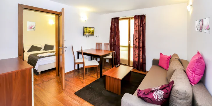 Apartmán A poskytuje ubytovanie až pre 5 hostí