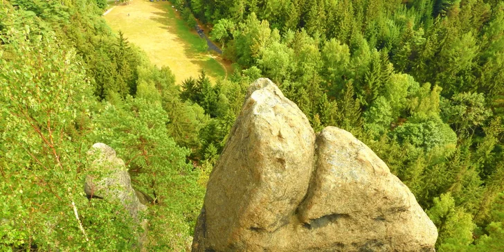 Výlet parním vlakem ze Žitavy do Jonsdorfského skalního města a koupání