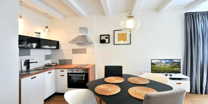 Apartmány v Tatranské Lomnici: snídaně i slevy na aktivity pro 2-4 osoby