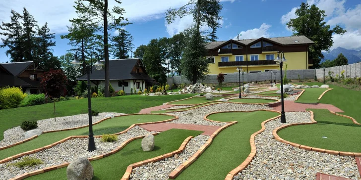 Dovolená ve Vysokých Tatrách: sauna, minigolf i sleva do aquaparku