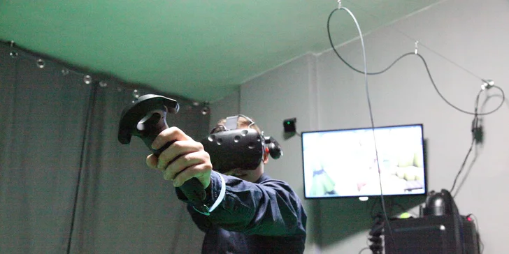 Napínavá úniková hra ve virtuální realitě pro 2 osoby