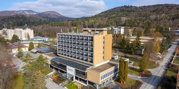 Dovolenka v Bardejovských kúpeľoch v hoteli Alexander **** s plnou penziou, procedúrami a neobmedzeným wellness