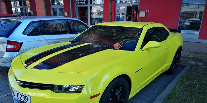 Superjízda v Chevroletu Camaro Bumblebee na 15–60 minut včetně paliva