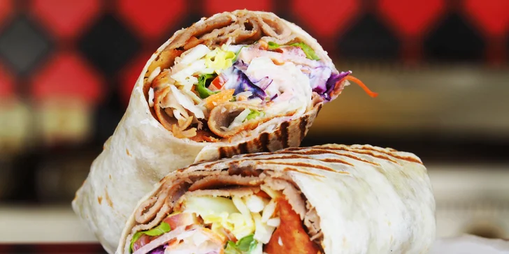 Malý, velký nebo XXL kebab v tortille či pitě s náplní podle výběru