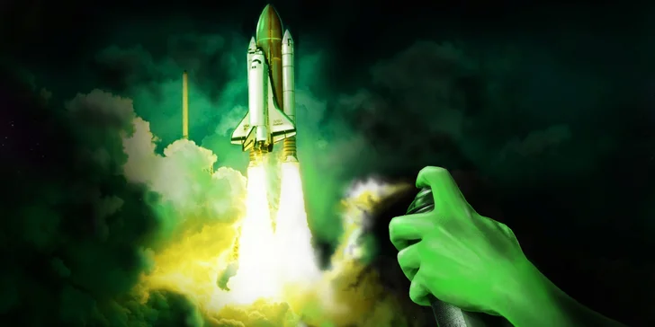 Show Art of Evolution s různými technikami: malování světlem i do písku