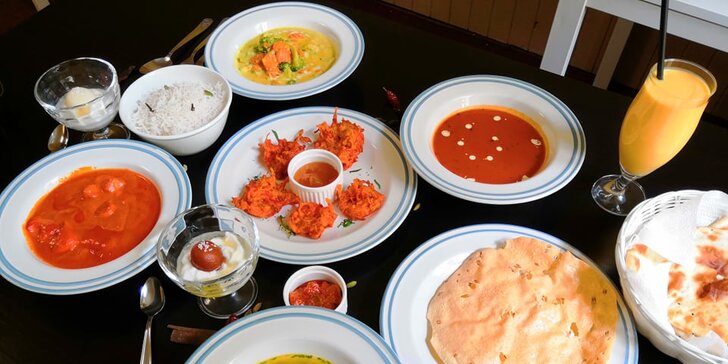 Chuť Indie: hlavní jídlo s přílohou i 3chodové menu pro dva