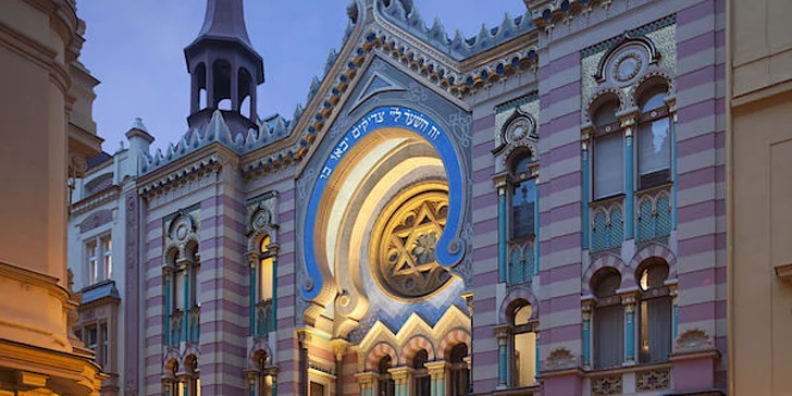 exteriér Jeruzalémská synagoga