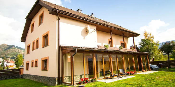 Pobyt na pomezí 3 slovenských národních parků: vlastní kuchyňka a wellness